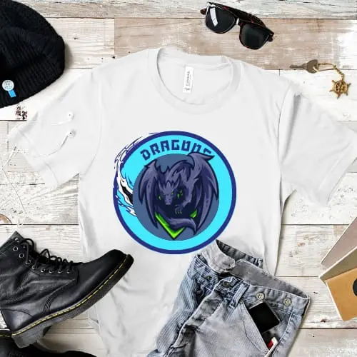 KIDS T SHIRT DRAGON